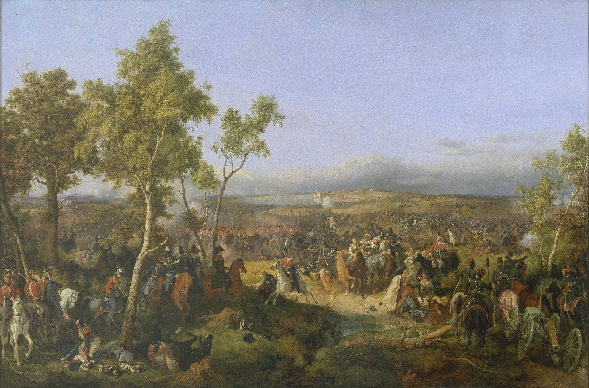 Петер фон Гесс. Сражение при Тарутине 6 октября 1812 года. 1847, Эрмитаж